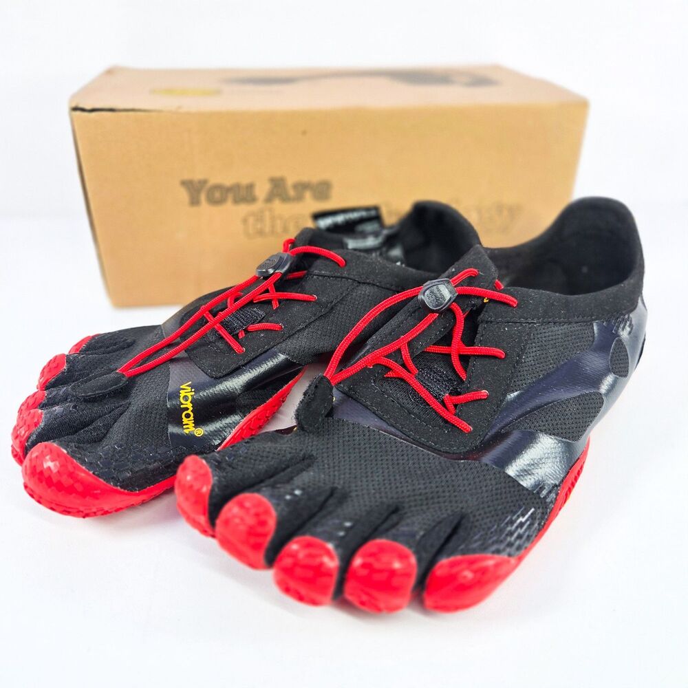Vibram FiveFingers KSO EVO Black Red 18M0701 Men’s 9-9.5 EU 42